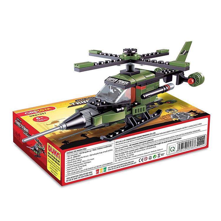 Đồ Chơi Ghép Hình Trực Thăng Chiến Đấu Chính hãng Giá rẻ - Hình ảnh 3