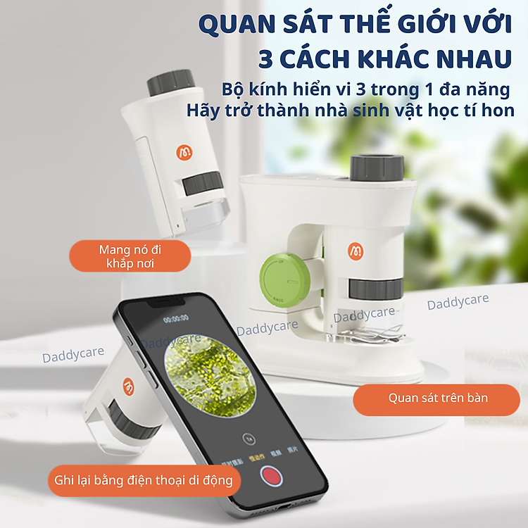 Kính hiển vi mini Mideer cho bé Chính hãng Tiết kiệm - Hình ảnh 4