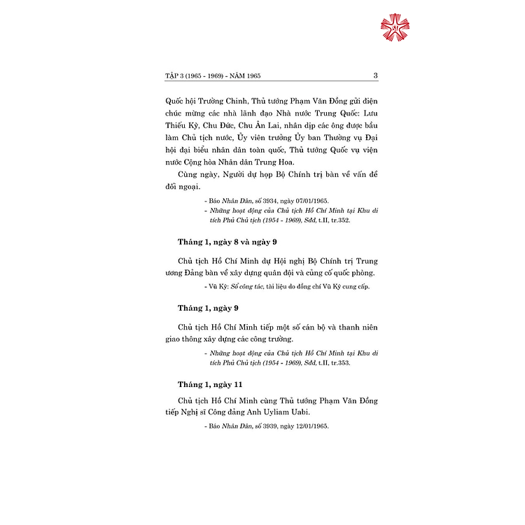 Những hoạt động của Chủ tịch Hồ Chí Minh giai đoạn 1954 - 1969, tập 3 (1965 - 1969) - Ảnh 6