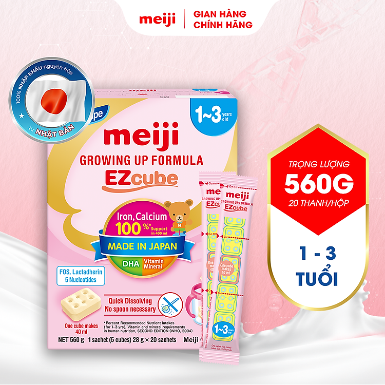 Tìm mua tại Avakids:Viên Dinh Dưỡng Meiji Growing Up 560g Chất lượng, tràn ngập Khuyến mãi, Ưu đãi