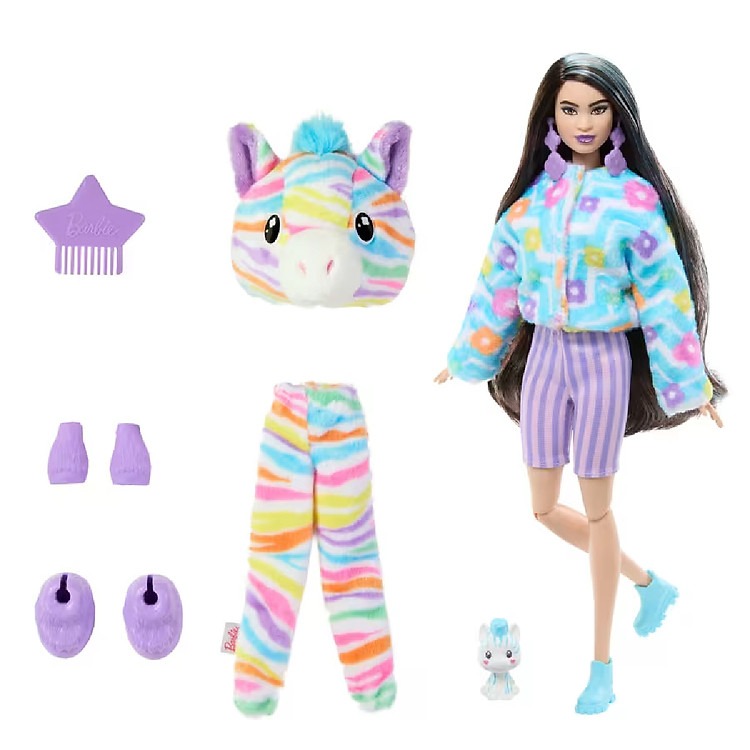 Mua Búp Bê Barbie Cutie Reveal - Zebra Chính hãng Tiết kiệm - Hình ảnh 3