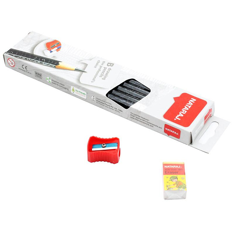 Hộp Bút Chì Vẽ B Nataraj (12 chiếc) - Ảnh 6