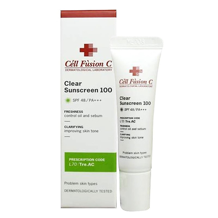 Kem Chống Nắng Cell Fusion C Clear Sunsceen 100 SPF 48/PA+++ 10ml