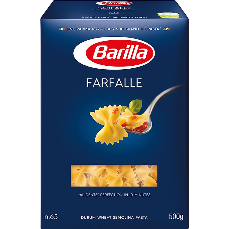 Mì Nui Barilla Farfalle (500g)