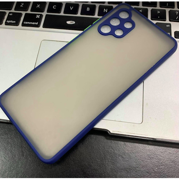 Ốp lưng trong nhám viền Shield Matte Color bảo vệ camera cho Samsung Galaxy A32 4G, A52, A72 - Hàng Nhập Khẩu