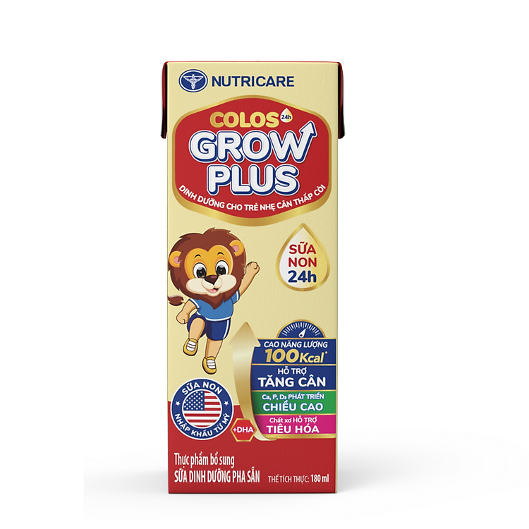 Mua Thùng sữa Colos 24h Grow Plus 180ml Tin cậy Giá tốt
