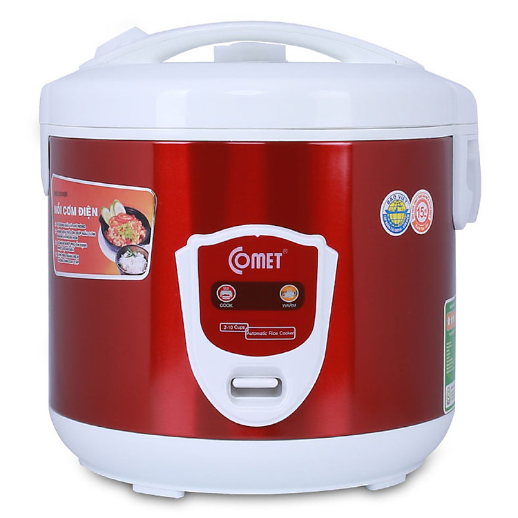 Nồi Cơm Điện 3D Comet CM8058R (1.8 Lít) - Đỏ - Hàng Chính Hãng