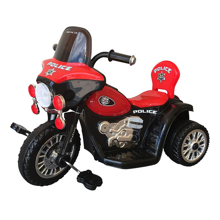 Xe 3 Bánh Nhựa Chợ Lớn Police one (Không Nhạc) - M1724A-X3B - Giao màu ngẫu nhiên