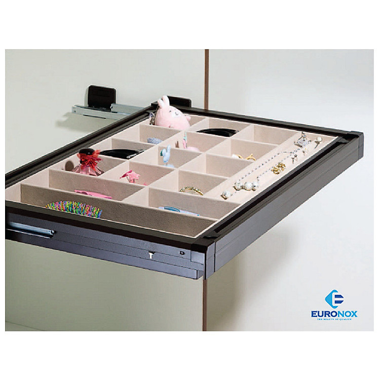 Giá để đồ trang điểm màu cà phê Coffee-coloured Makeup Organizer