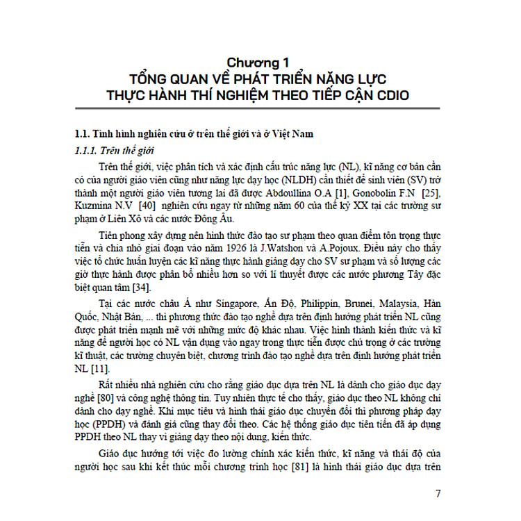 Phát triển năng lực thực hành thí nghiệm cho sinh viên sư phạm hóa học theo tiếp cận cdio (HA) - Ảnh 3