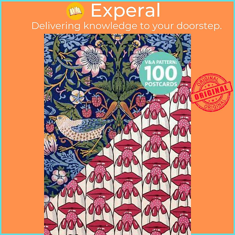 Sách - V&A Pattern: 100 Postcards by V&A (UK edition, paperback)