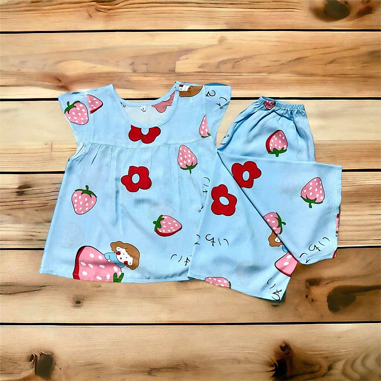 Combo 4 Bộ Đồ Tole Bé Gái Cánh Tiên Quần Đùi 4-40kg (Giao Mẫu Ngẫu Nhiên)