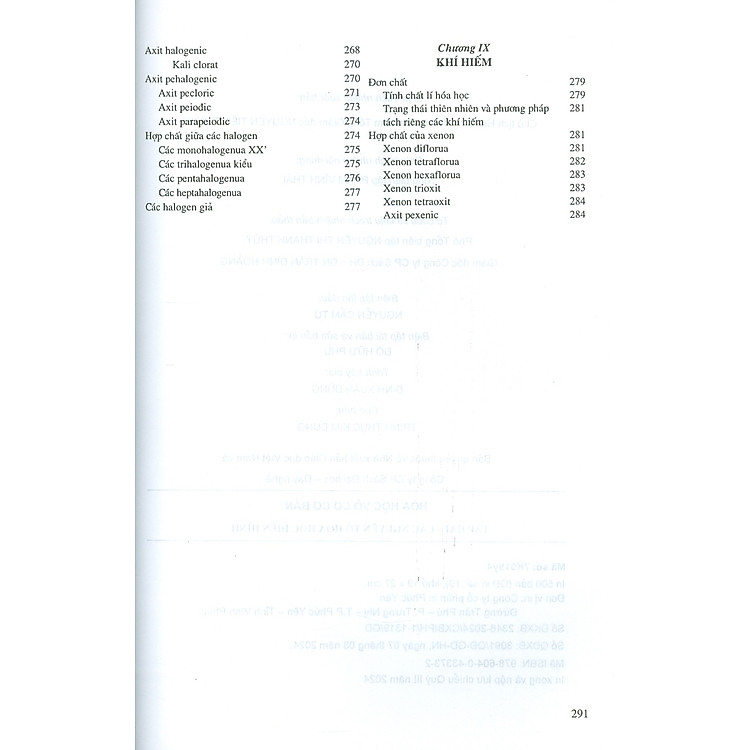 Hoá Học Vô Cơ Cơ Bản, Tập 2 - Các Nguyên Tố Hoá Học (Tái bản 2024) - Ảnh 7