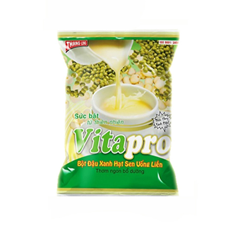 Bột Đậu Xanh Hạt Sen Vitapro 350gr (10 gói)