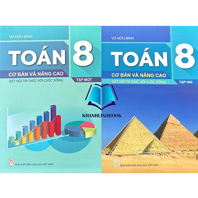 Sách - Combo Toán 8 cơ bản và nâng cao tập 1 + tập 2 ( theo chương trình giáo dục phổ thông 2018 )
