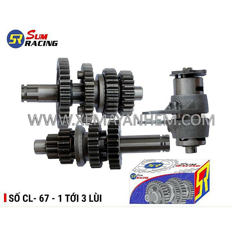 Bộ Hộp Số CL ̣( 68) - CD 67 1 tới 3 lùi 1N234