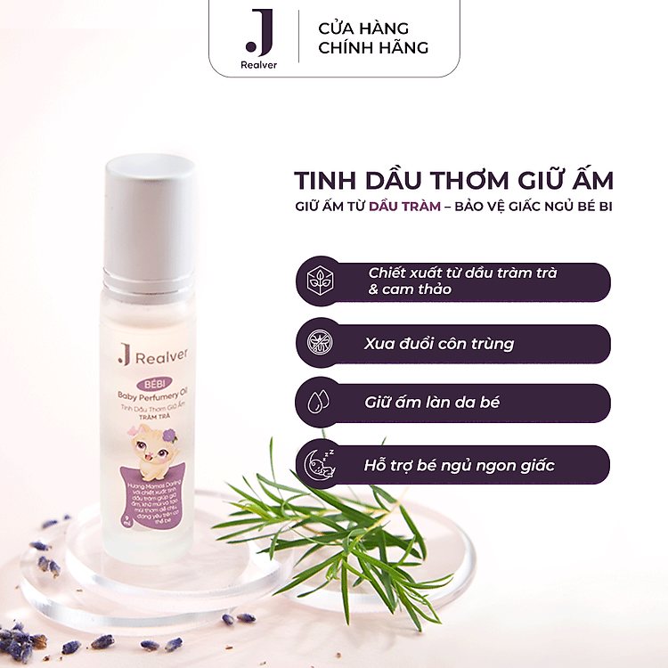Tham Khảo tại ConCung: Tinh Dầu Thơm Tràm Trà JRealver 9ml , nhận ngay nhiều Ưu đãi