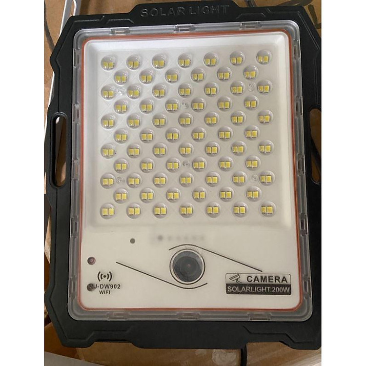 Camera Tích Hợp Đèn Pha Led Năng Lượng Mặt Trời Kết Nối Wifi Không Dây 200W