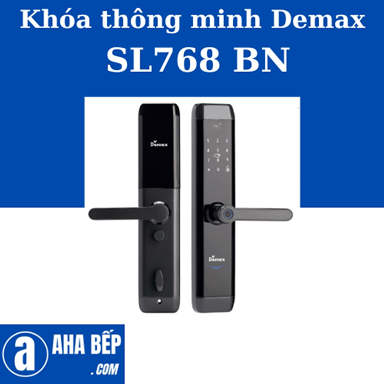 KHÓA THÔNG MINH DEMAX SL768 BN - HÀNG CHÍNH HÃNG