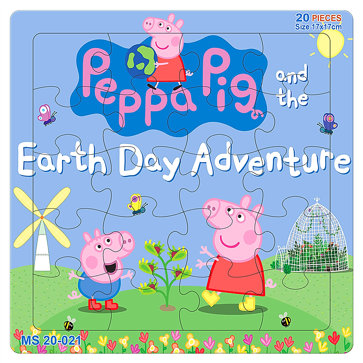 Mua Combo 05 bộ tranh xếp hình 20 mảnh Chính hãng Ưu đãi - Hình ảnh 2