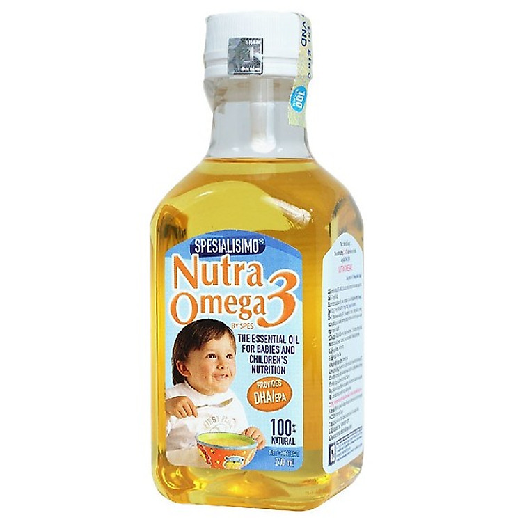 Dầu ăn dặm cho bé Dầu Cá Hồi Nutra Omega 3 HiPP 240ml - OMEGA