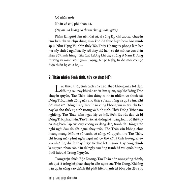 Mưu Lược Trung Hoa - Phần 3. MƯU LƯỢC TÀO THÁO - Ảnh 6