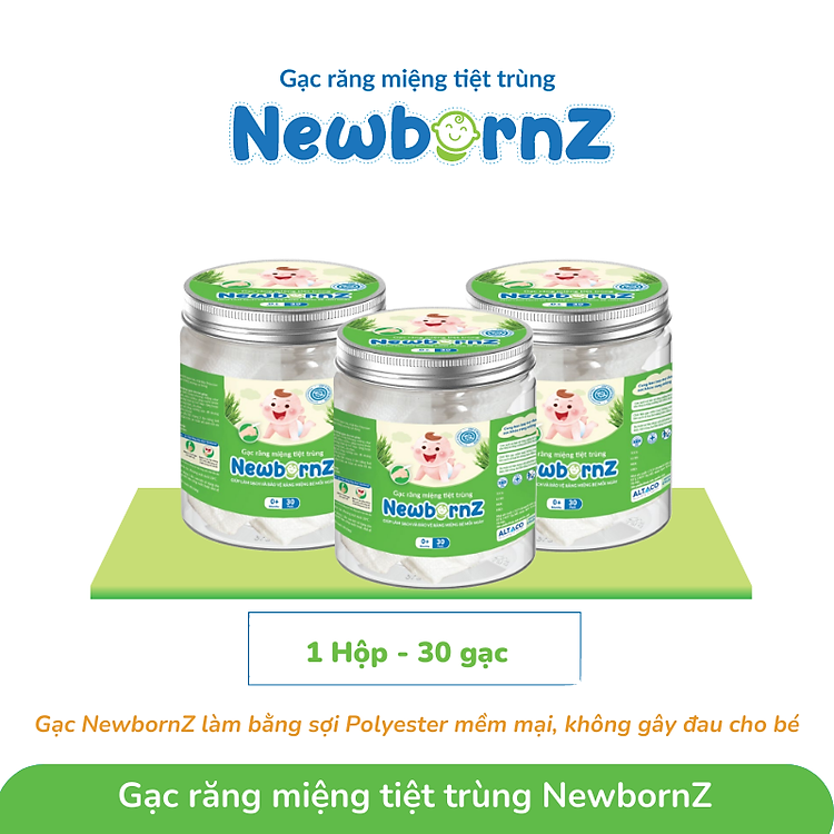 Gạc rơ lưỡi NewbornZ tiệt trùng cho trẻ Chính hãng Ưu đãi - Hình ảnh 5