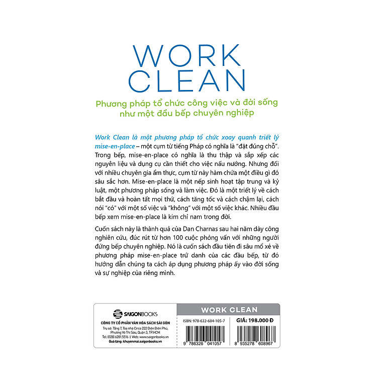 Work Clean - Phương Pháp Tổ Chức Công Việc Và Đời Sống Như Một Đầu Bếp Chuyên Nghiệp - Ảnh 2