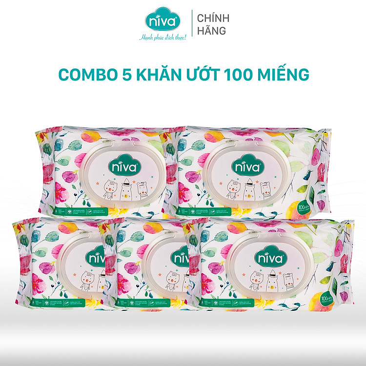 Combo 05 Khăn Ướt Đa Năng Niva Giá rẻ