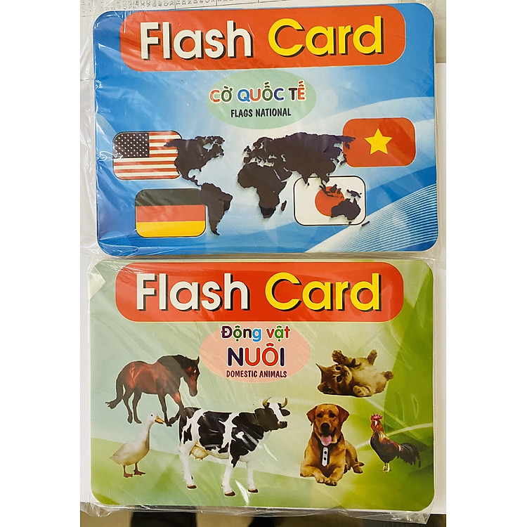 Thẻ Học Thông Minh Flashcard Song Ngữ Cho Bé - Ảnh 2