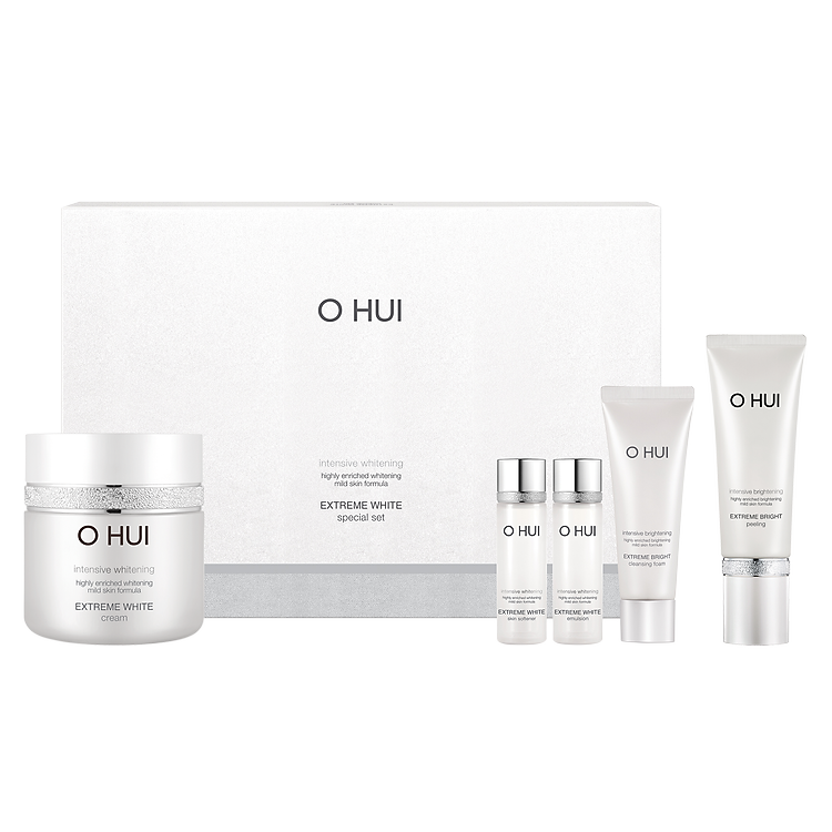 Bộ kem dưỡng trắng da toàn diện OHUI Extreme White Cream Set