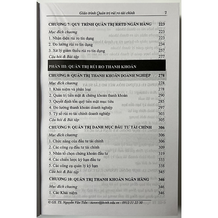 Giáo Trình Quản Trị Rủi Ro Tài Chính - Ảnh 6