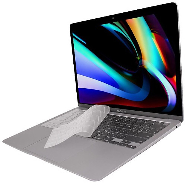 Miếng phủ bàn phím cho MacBook Air 13.3 New 2020 hiệu JCPAL FitSkin Clear Tpu siêu mỏng 0.2 mm - Hàng nhập khẩu