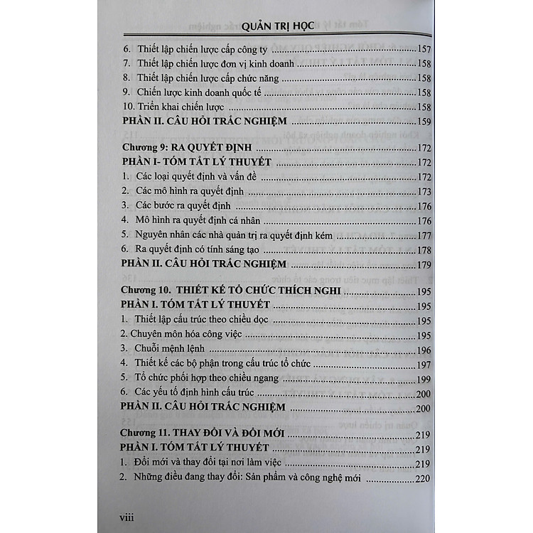 Quản Trị Học - Tóm Tắt Lý Thuyết Và Câu Hỏi Trắc Nghiệm - Ảnh 6