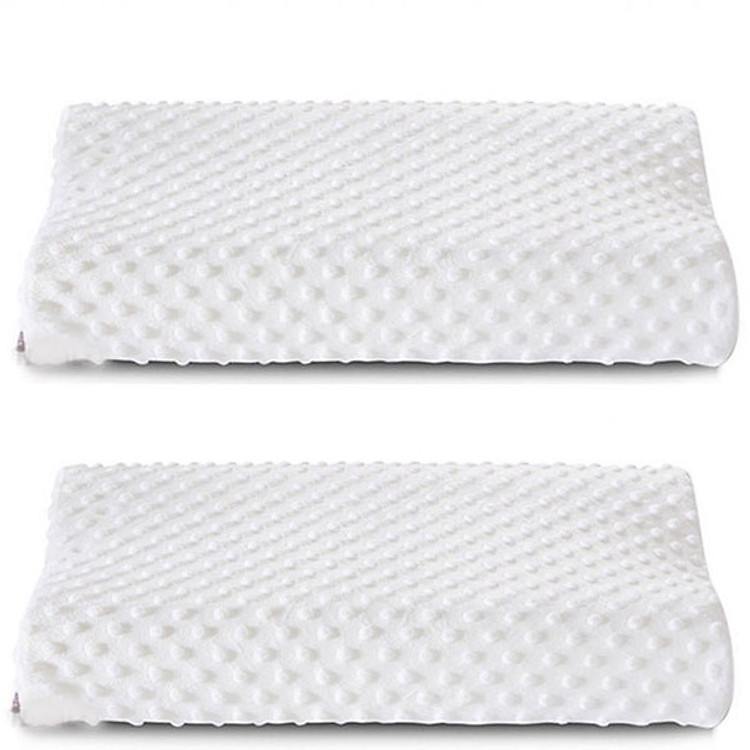 Gối Cao Su Non + 2 Áo Gối (30x50cm) Chống Đau Cột Sống Cổ Ngáy Ngủ