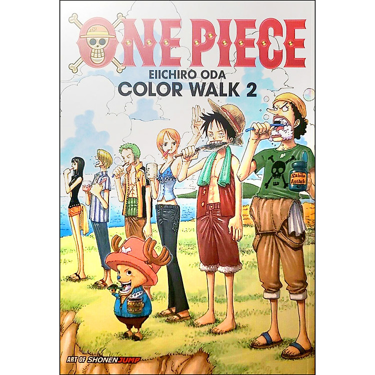 Sách One Piece Color Walk Art Book, Vol. 2 - Tiếng Anh