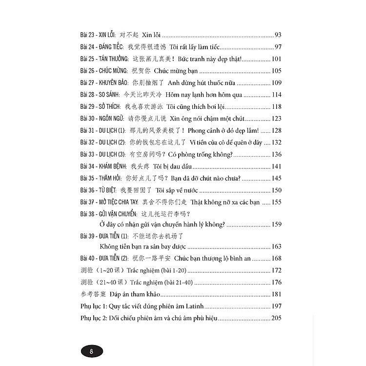 Bài Tập 301 Câu Đàm Thoại Tiếng Hoa - Phần Căn Bản - Ảnh 7