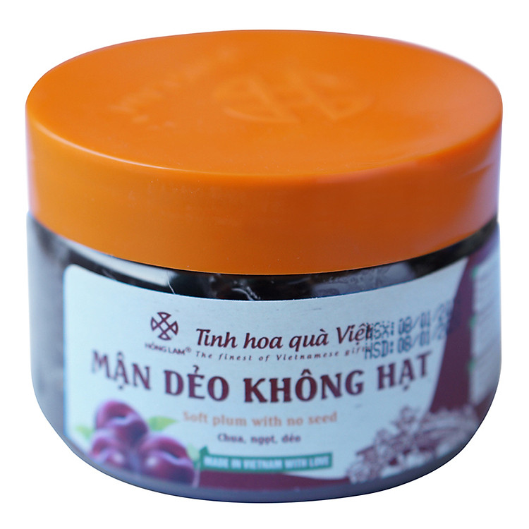 Mận dẻo không hạt Hồng Lam (Chua, ngọt, dẻo) (200g)