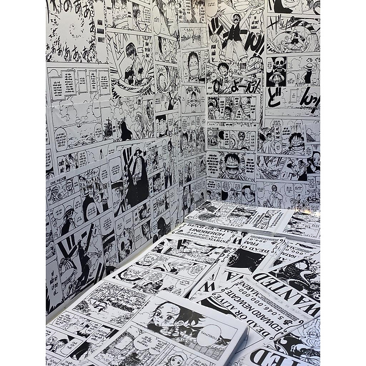 Truyện Tranh Dán Tường One Piece - Naruto - Dragon Ball (50 miếng) - Ảnh 3