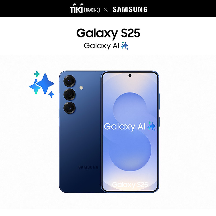 Điện thoại Samsung Galaxy S25, Điện thoại AI, Tìm kiếm thông minh, Video camera đêm Nightography, Chip Snapdragon - Hàng Chính Hãng