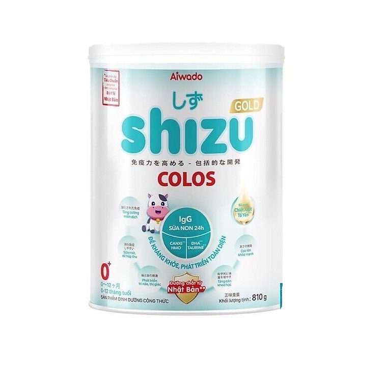 Tìm mua tại Avakids:Sữa công thức Aiwado Shizu Colos 0+ Hàng chuẩn, tràn ngập Khuyến mãi, Ưu đãi