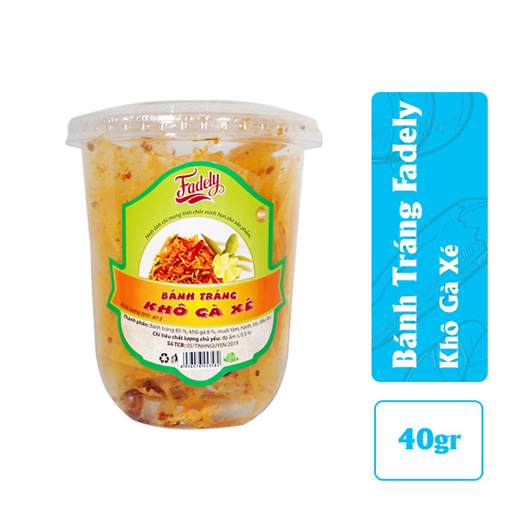 Bánh Tráng Fadely Khô Gà Xé (40g)