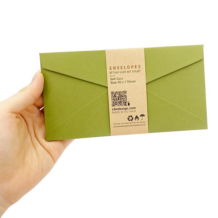 Bì Thư Giấy Mỹ Thuật CBN 0539 - Ảnh 4