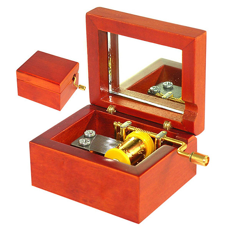 Hộp Nhạc Quay Tay Gỗ Tốt