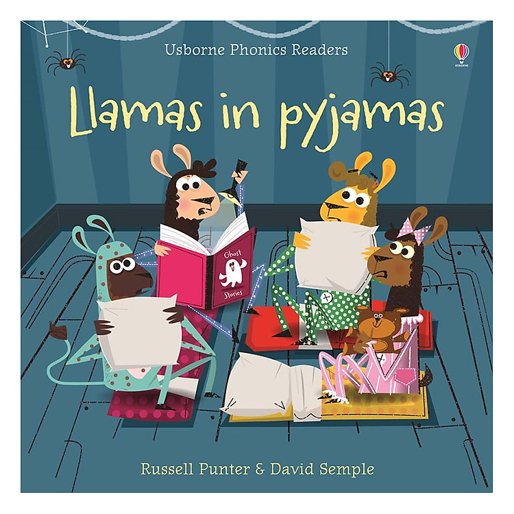 Sách Usborne Llamas in pyjamas