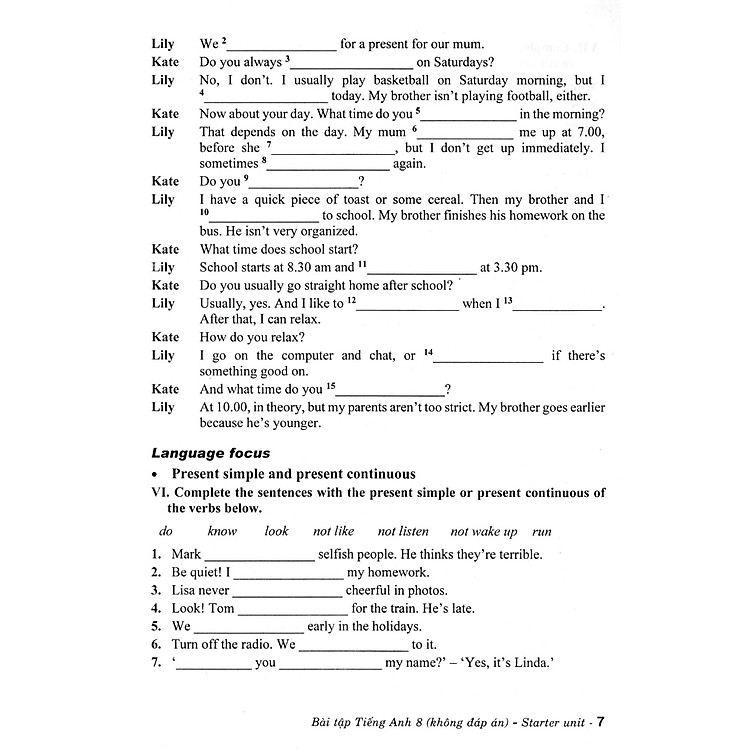 Bài Tập Tiếng Anh 8 - Không Đáp Án (Chân Trời Sáng Tạo) - Ảnh 4