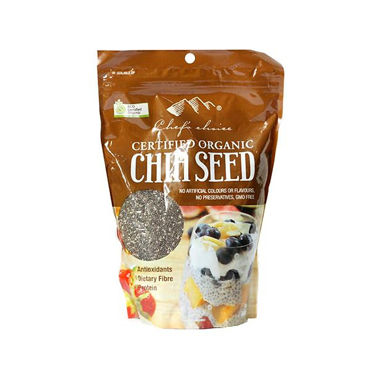 Hạt Chia Hữu Cơ Organic Nhập Khẩu Chính Hãng
