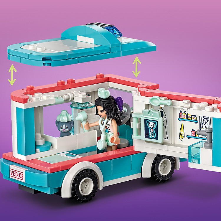 LEGO FRIENDS 41445 Xe Khám Thú Cưng Chính hãng Giá rẻ - Hình ảnh 4