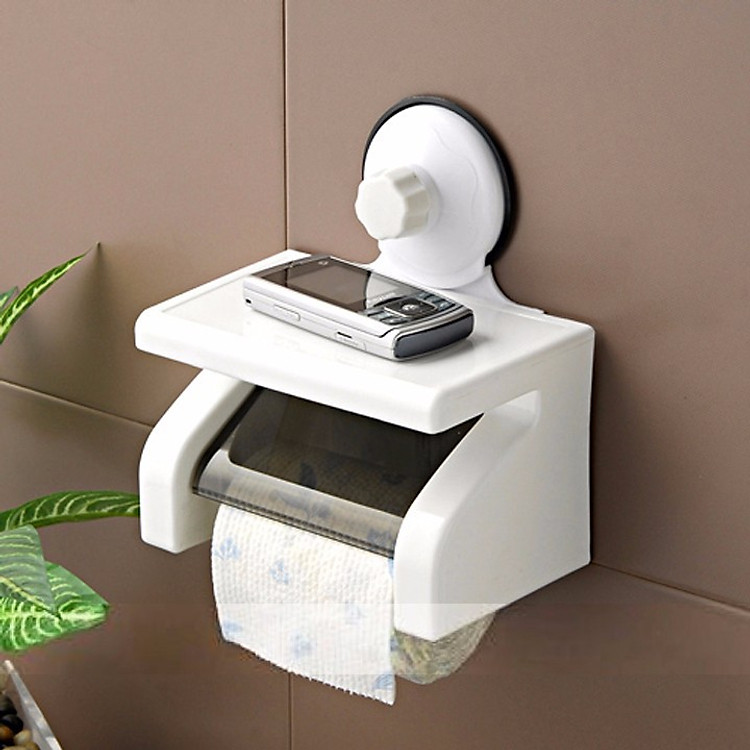 Kệ Đựng Giấy Nhà Vệ Sinh Hút Chân Không - màu ngẫu nhiên