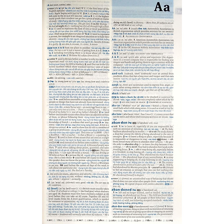 Oxford Advanced Learner's Dictionary 8th Edition (With Vietnamese Translation) - Ảnh 4